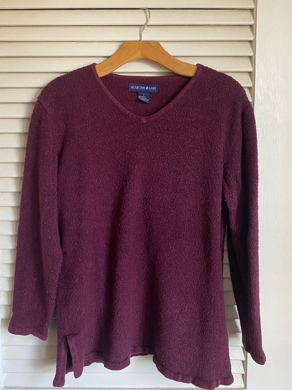 Mountain Lake Deep Purple Sweater